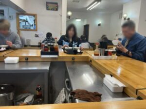 大盛軒の店内の様子