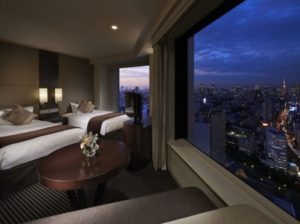 品川プリンスホテル室内と夜景