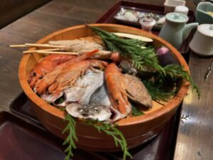 エビや干物など