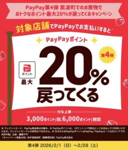 PayPay紫波町第4弾キャンペーン概要