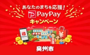 奥州市PayPayキャンペーン第3弾｜対象店舗で最大20％還元！2026年7月に実施