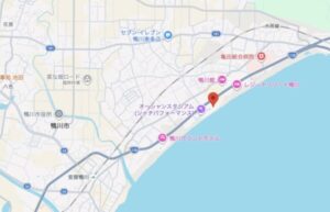 鴨川シーワールドの地図